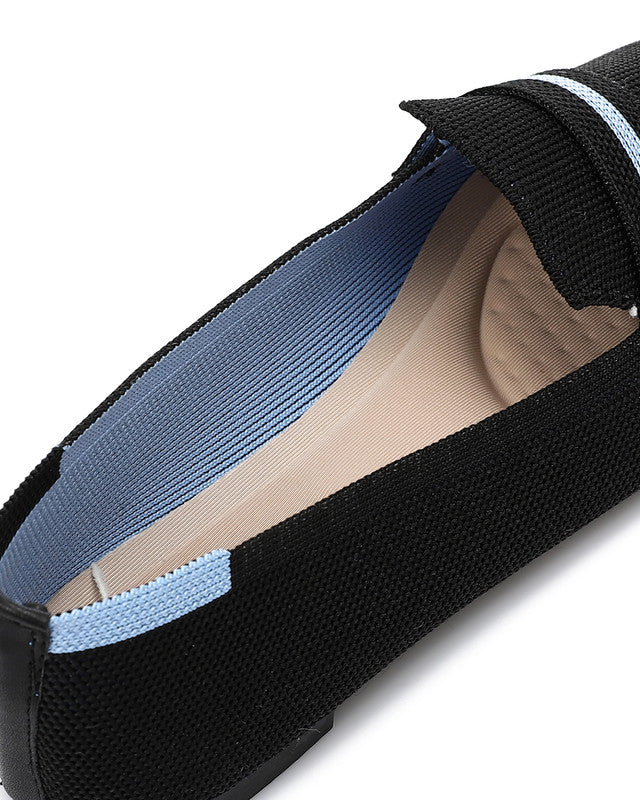 FAN-DJTV-025 Semi Square Toe Shape Flat Shoes