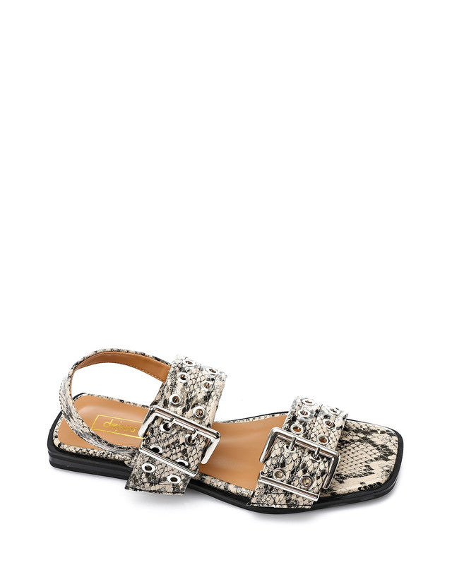 GOR-DJTV-006 Straps Reptile Leather Sandal