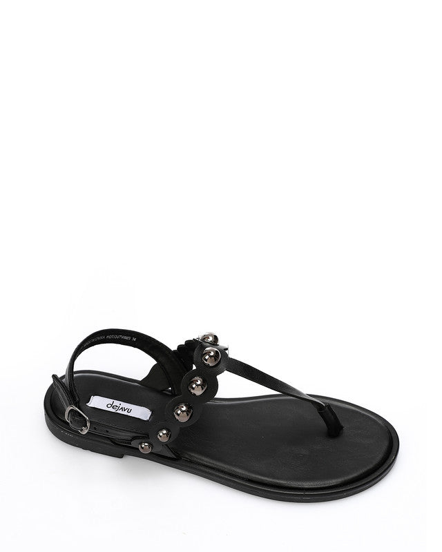 HOT-DJTV-003 Toe Shape Studded Sandal