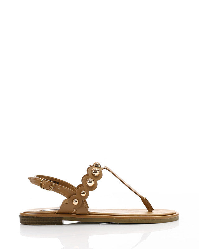 HOT-DJTV-003 Toe Shape Studded Sandal