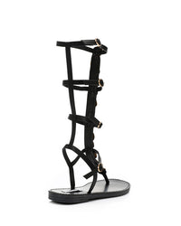 HOT-DJTV-005 Decorative Coins Multi Buckles Sandal