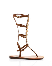 HOT-DJTV-005 Decorative Coins Multi Buckles Sandal