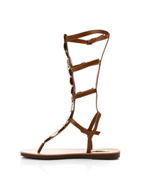 HOT-DJTV-005 Decorative Coins Multi Buckles Sandal