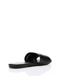 HOT-DJTV-006 Perforated Leather Slipper