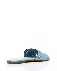 HOT-DJTV-006 Perforated Leather Slipper