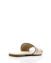 HOT-DJTV-006 Perforated Leather Slipper