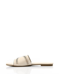 HOT-DJTV-006 Perforated Leather Slipper