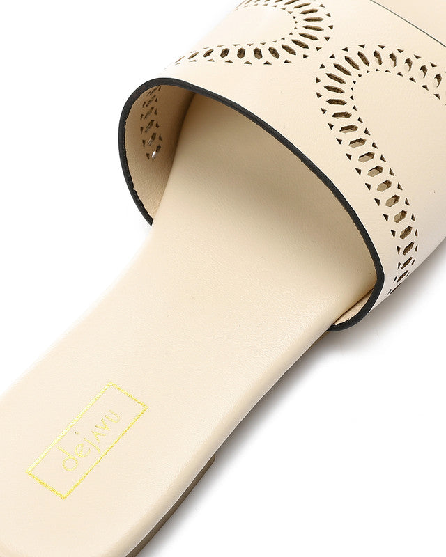 HOT-DJTV-006 Perforated Leather Slipper