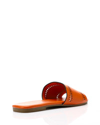 HOT-DJTV-006 Perforated Leather Slipper