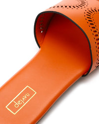 HOT-DJTV-006 Perforated Leather Slipper