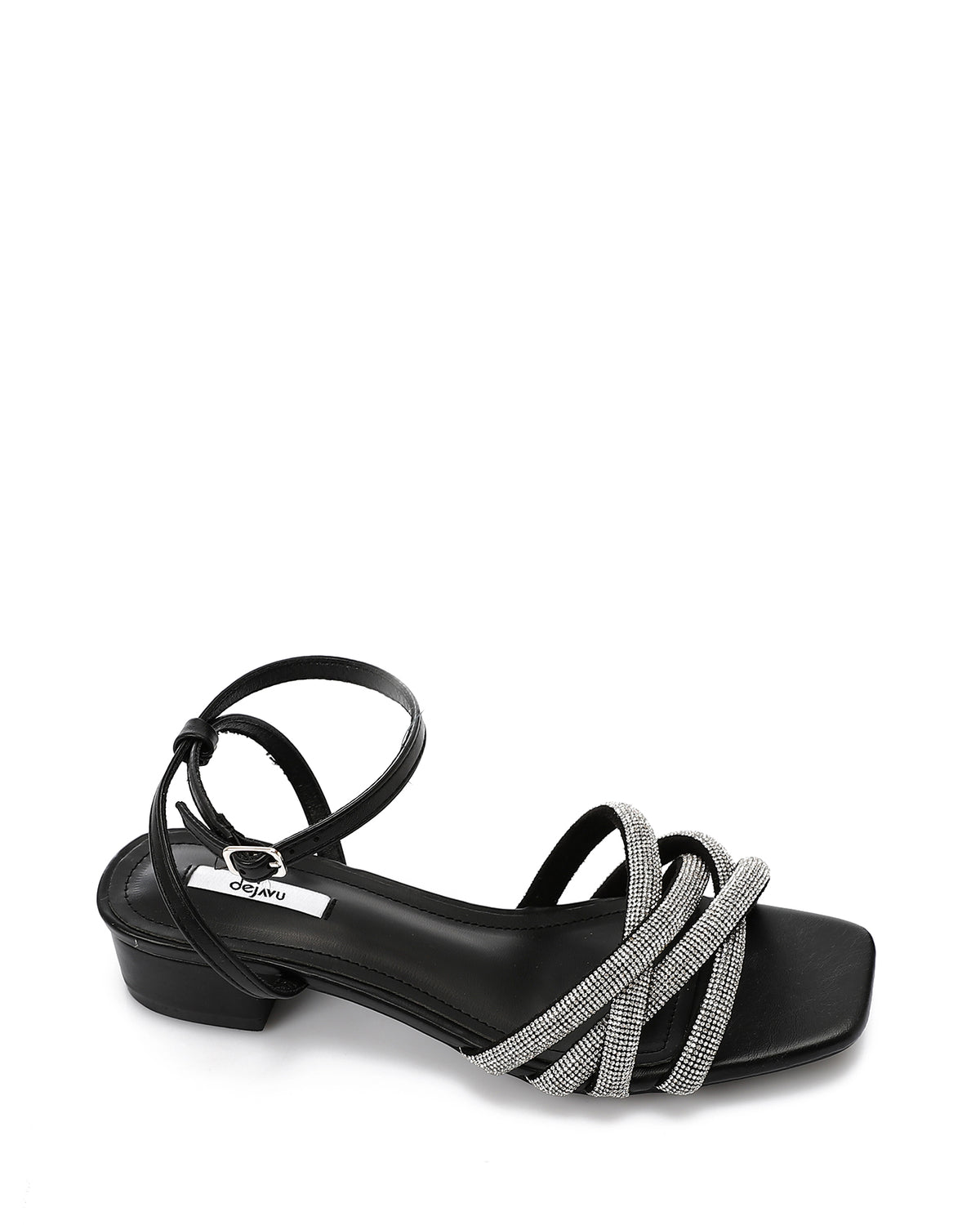 HOT-DJTV-007 Mid Heel Strassy Sandal
