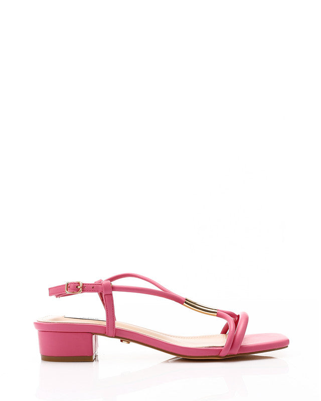 HOT-DJTV-008 Strappy Mid Heel Sandal