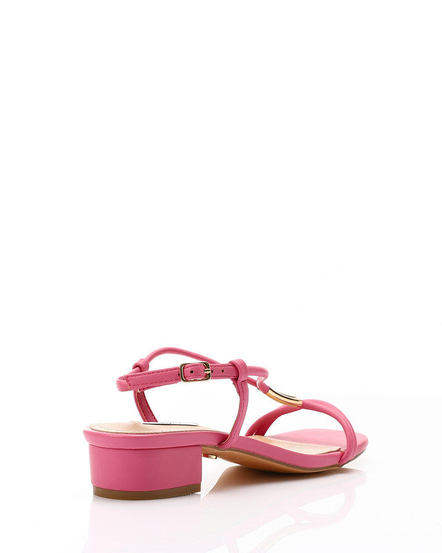 HOT-DJTV-008 Strappy Mid Heel Sandal