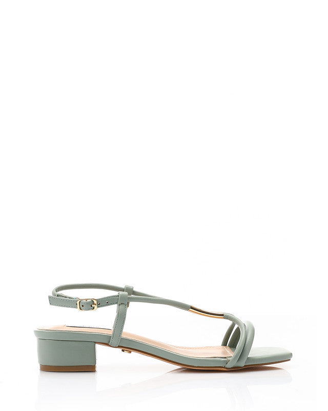 HOT-DJTV-008 Strappy Mid Heel Sandal