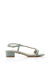 HOT-DJTV-008 Strappy Mid Heel Sandal
