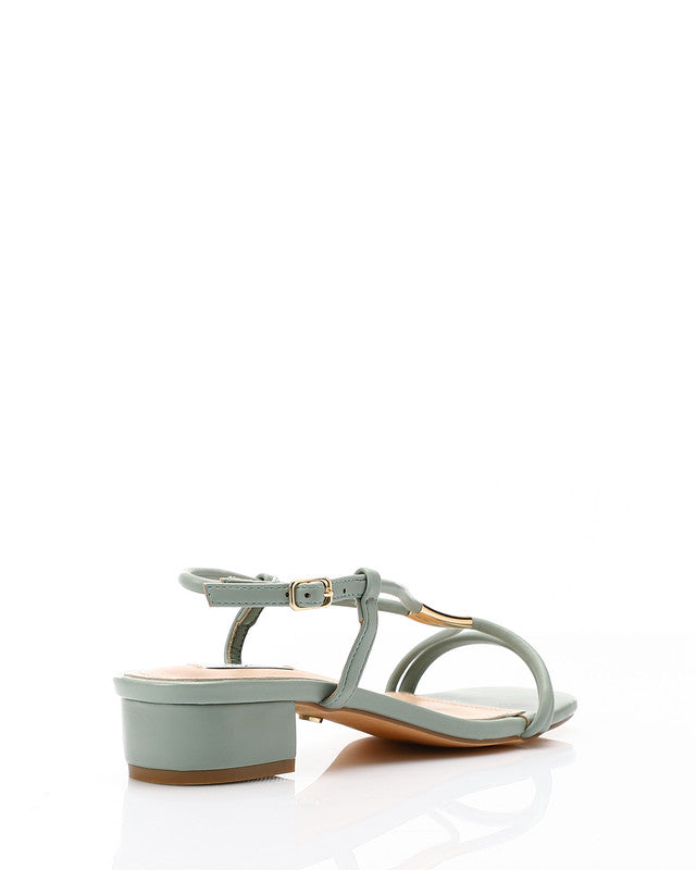HOT-DJTV-008 Strappy Mid Heel Sandal