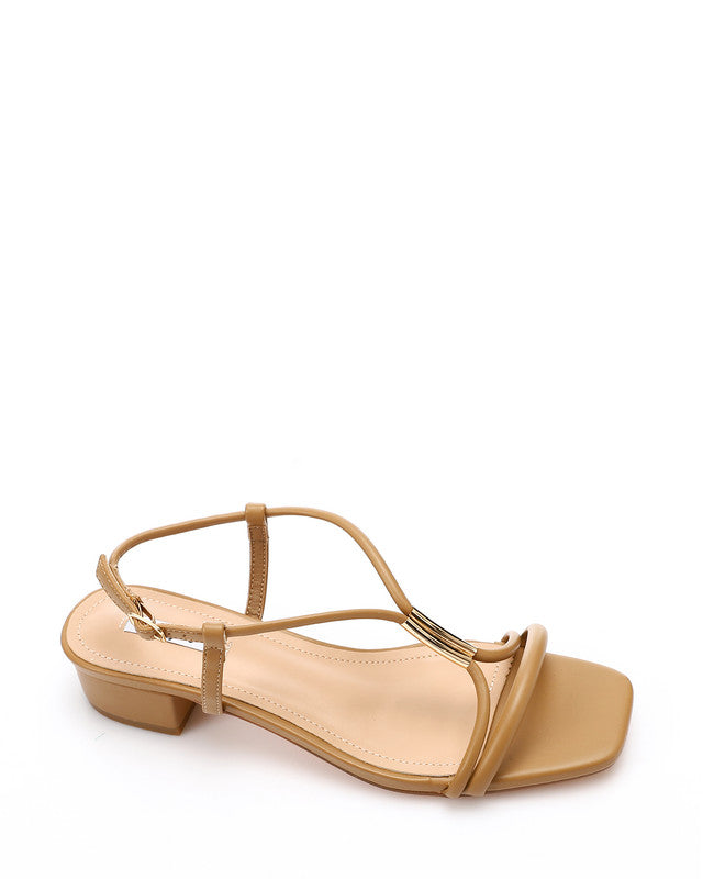 HOT-DJTV-008 Strappy Mid Heel Sandal