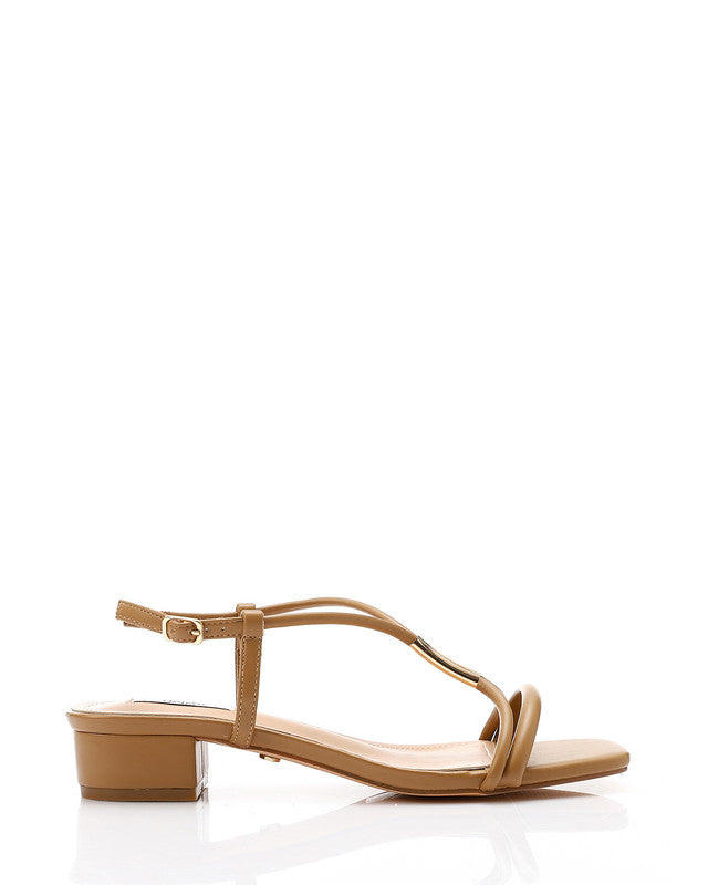 HOT-DJTV-008 Strappy Mid Heel Sandal