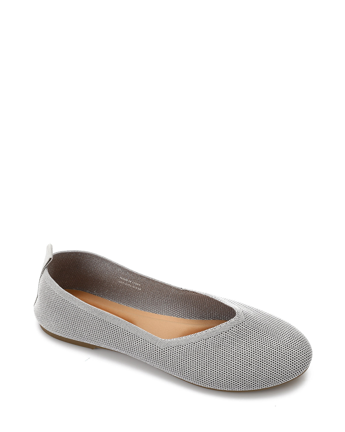 HOT-DJTV-010 Glittery Oval Toe Shape Flat Shoes