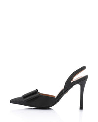 HUA-DJTV-003 Midnight Elegance Bow Heels