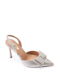 HUA-DJTV-003 Midnight Elegance Bow Heels