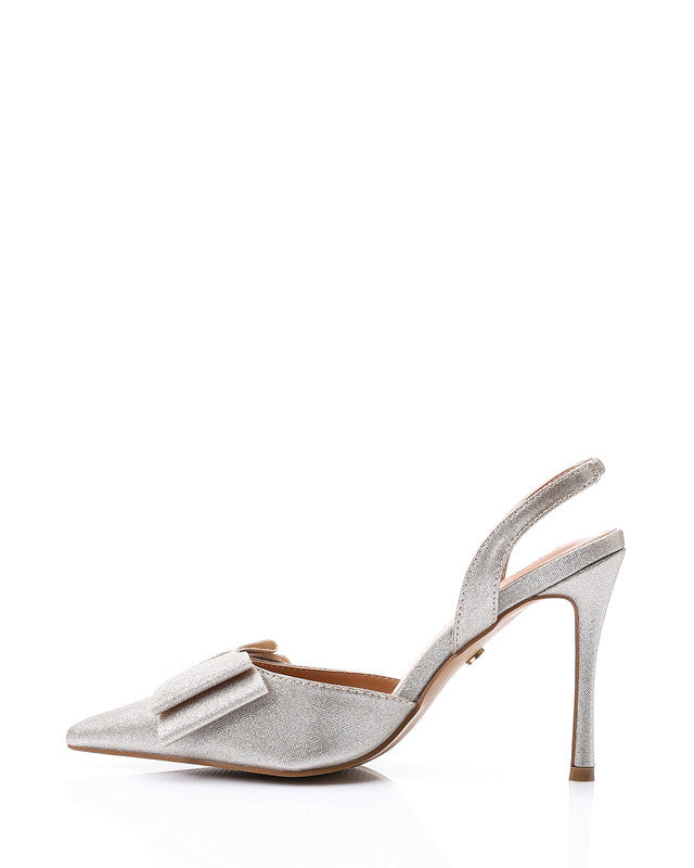 HUA-DJTV-003 Midnight Elegance Bow Heels