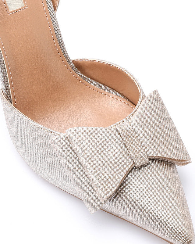 HUA-DJTV-003 Midnight Elegance Bow Heels