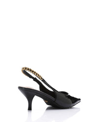 HUA-DJTV-004 Pointed Sandal With Gold Strap