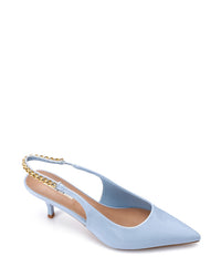 HUA-DJTV-004 Pointed Sandal With Gold Strap