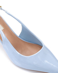 HUA-DJTV-004 Pointed Sandal With Gold Strap