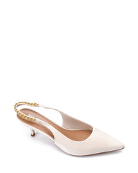 HUA-DJTV-004 Pointed Sandal With Gold Strap