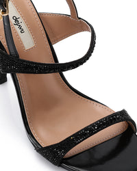 HUA-DJTV-005 Strass Open Toe Cap Sandal