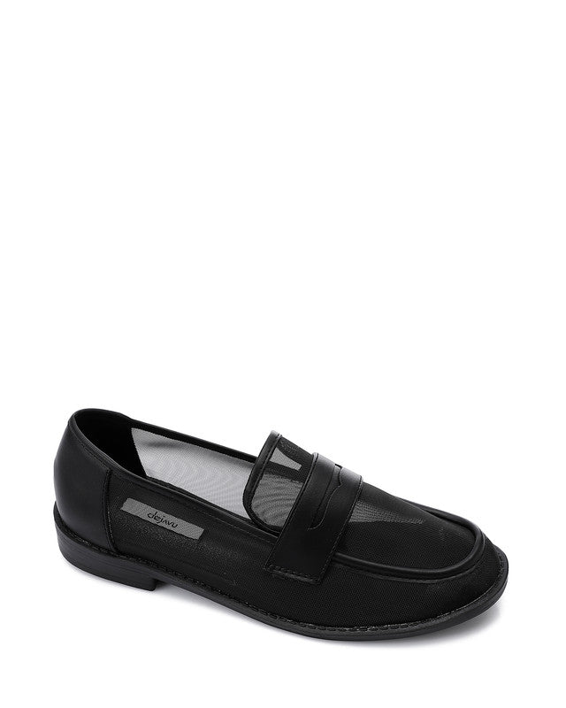 JAL-DJTV-001 Mesh Slip-On Flat Loafer
