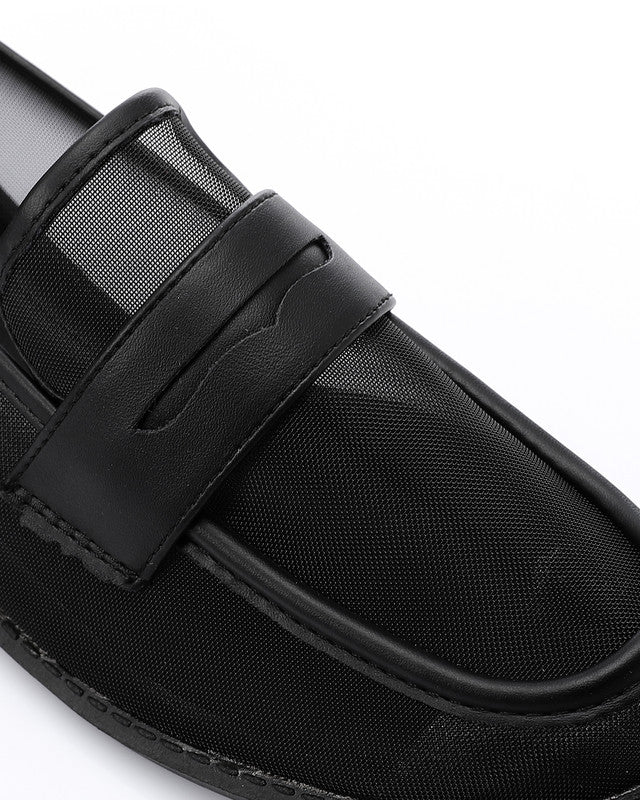 JAL-DJTV-001 Mesh Slip-On Flat Loafer