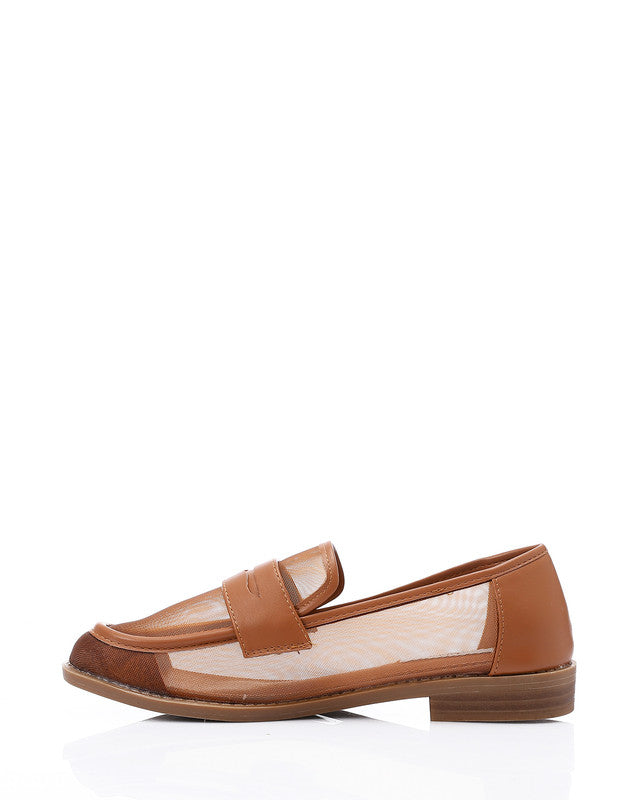 JAL-DJTV-001 Mesh Slip-On Flat Loafer
