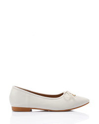 JAL-DJTV-002 Leather Slip-On Flat Ballerina