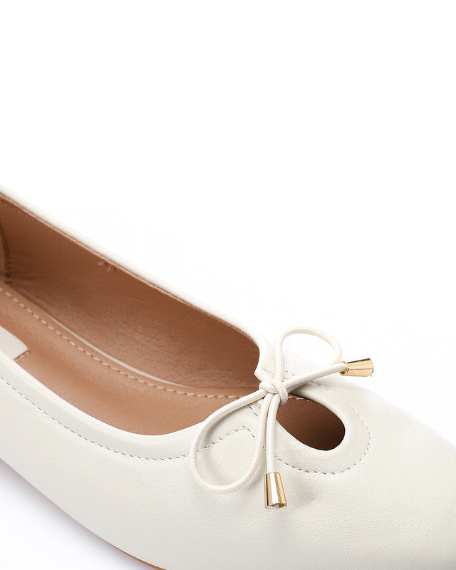 JAL-DJTV-002 Leather Slip-On Flat Ballerina
