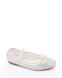 JAL-DJTV-003 Prominent Pattern Flat Ballerina