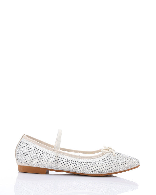 JAL-DJTV-003 Prominent Pattern Flat Ballerina