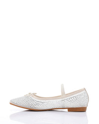 JAL-DJTV-003 Prominent Pattern Flat Ballerina