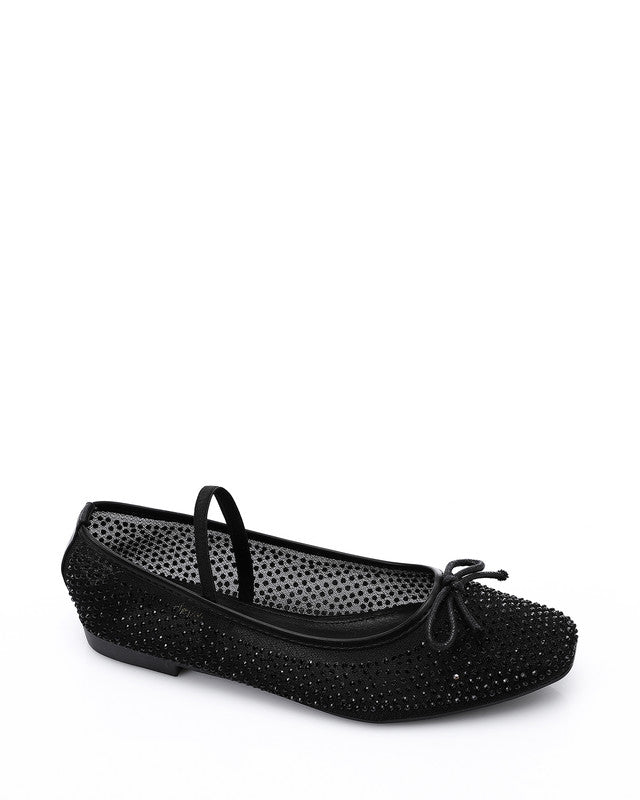 JAL-DJTV-003 Prominent Pattern Flat Ballerina