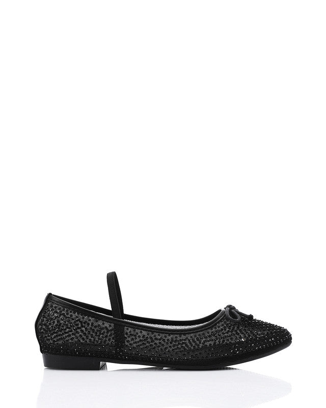 JAL-DJTV-003 Prominent Pattern Flat Ballerina