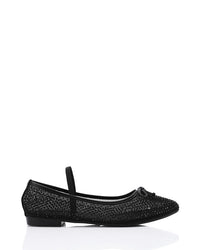JAL-DJTV-003 Prominent Pattern Flat Ballerina