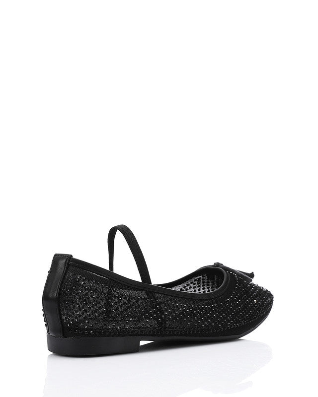 JAL-DJTV-003 Prominent Pattern Flat Ballerina