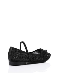 JAL-DJTV-003 Prominent Pattern Flat Ballerina