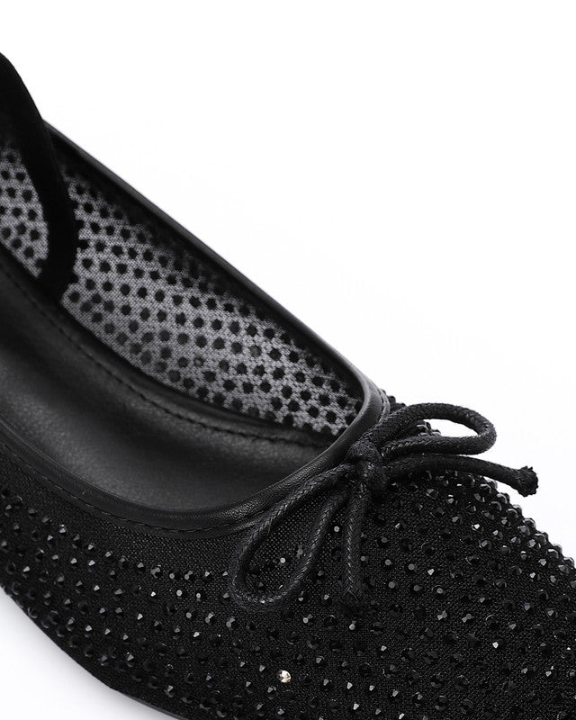 JAL-DJTV-003 Prominent Pattern Flat Ballerina