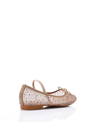 JAL-DJTV-003 Prominent Pattern Flat Ballerina
