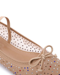 JAL-DJTV-003 Prominent Pattern Flat Ballerina