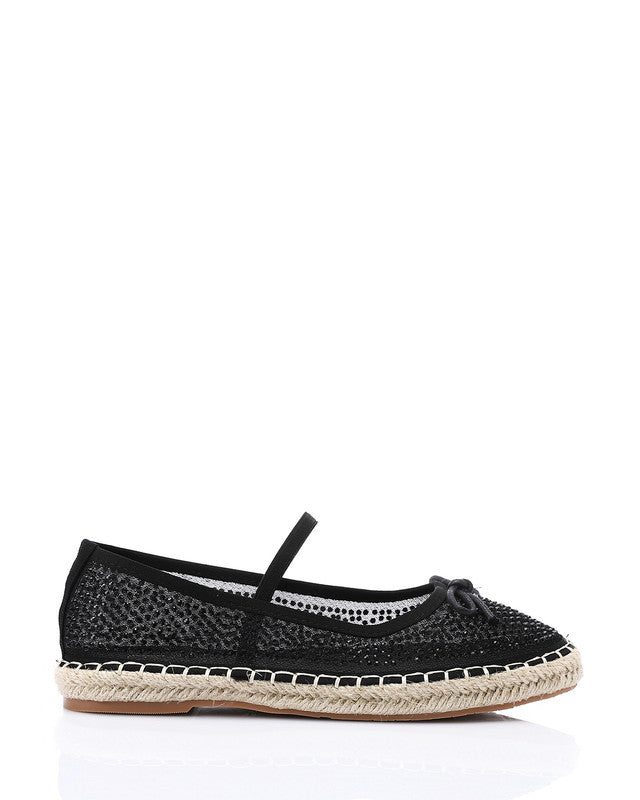 JAL-DJTV-004 Prominent Pattern Flat Shoes