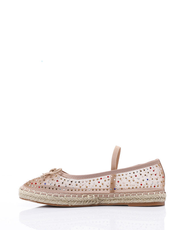 JAL-DJTV-004 Prominent Pattern Flat Shoes